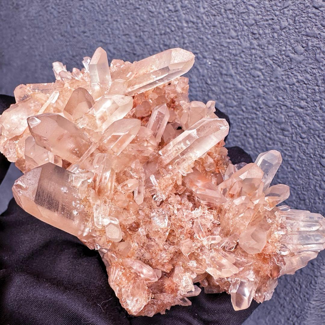 爆レア❗️浄化❗️超綺麗♡超強いパワー ピンク ヒマラヤ クラスター天然石A1611