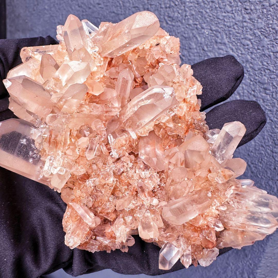 爆レア❗️浄化❗️超綺麗♡超強いパワー ピンク ヒマラヤ クラスター天然石A1611