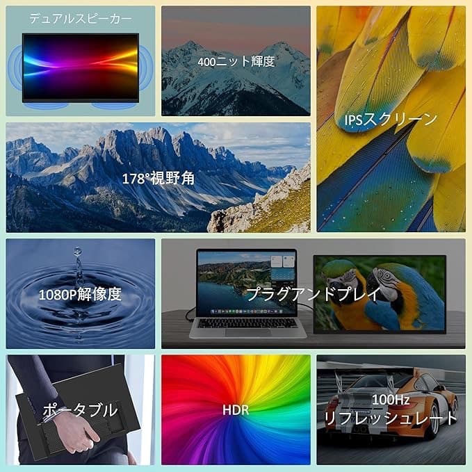 18.5インチ モバイルモニター