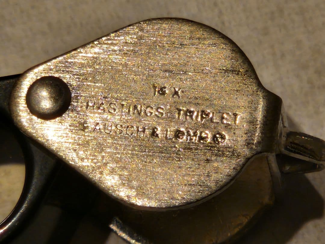 Bausch&Lombボシュロム ヴィンテージ品 アメリカ製14倍 トリプレット