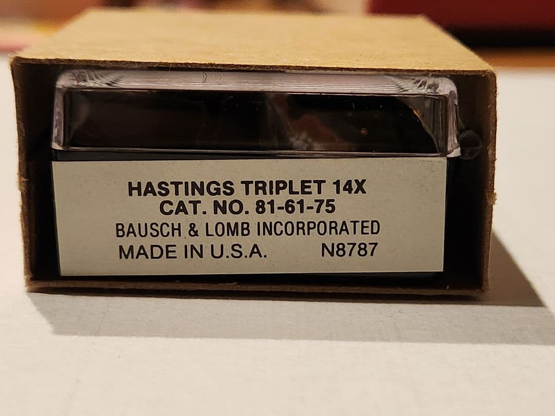 Bausch&Lombボシュロム ヴィンテージ品 アメリカ製14倍 トリプレット