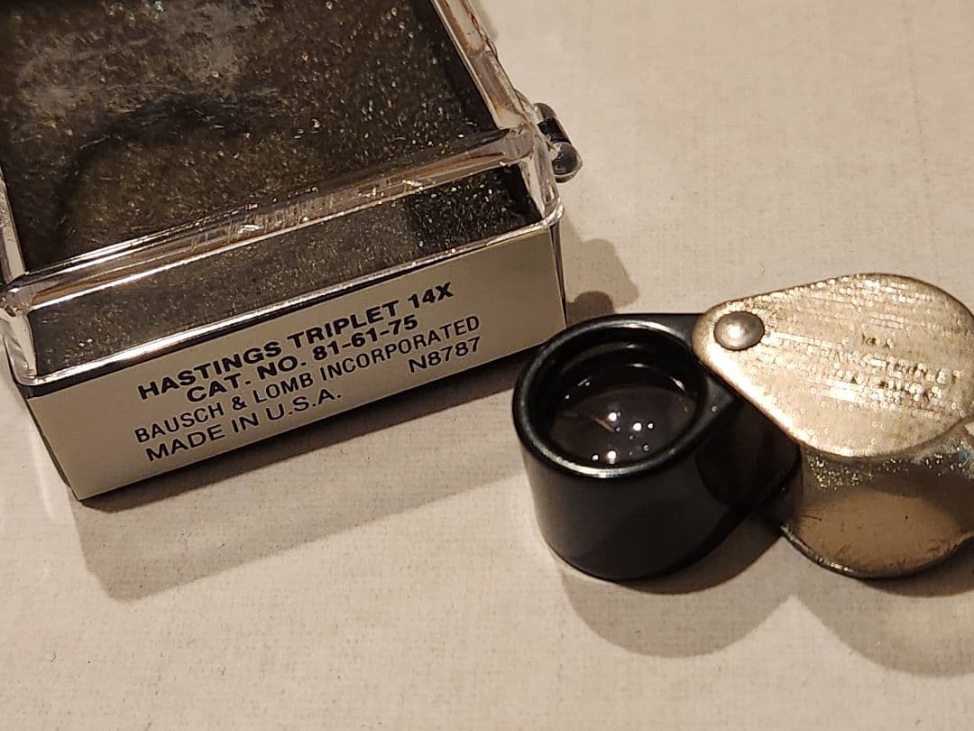 Bausch&Lombボシュロム ヴィンテージ品 アメリカ製14倍 トリプレット