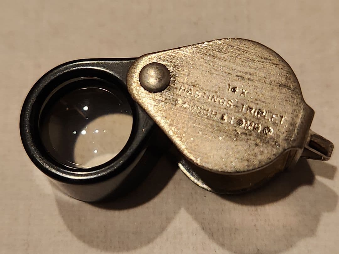 Bausch&Lombボシュロム ヴィンテージ品 アメリカ製14倍 トリプレット