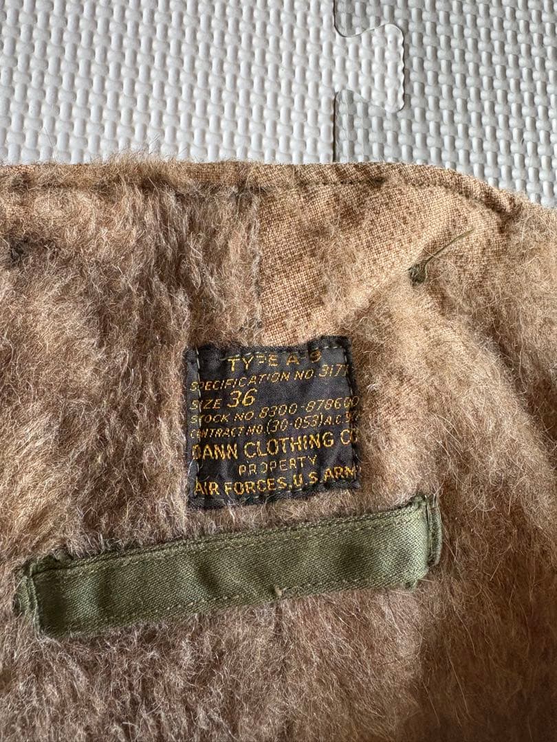 玉*ん様 ww2 USAAF A-9 フライトパンツ　実物　40s アルパカボア