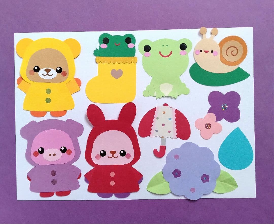 tt…♡様　梅雨　吊るし飾り