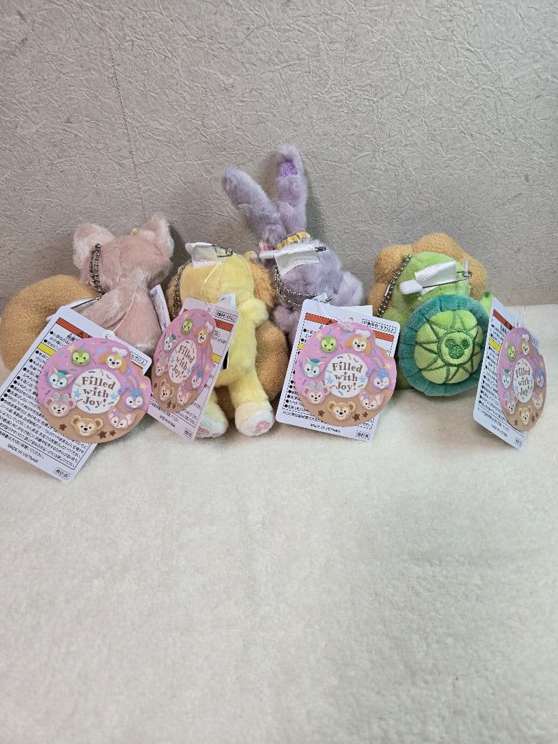 ダッフィー　ぬいぐるみバッチ　フィルドウィズジョイ　7体セット