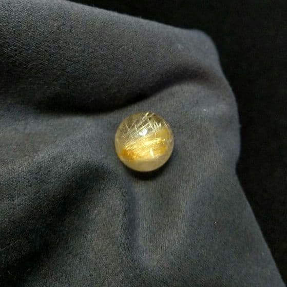 【良質,美品】エンジェルヘアルチルクォーツ《粒》ブレスレット　透明　金運　仕事運