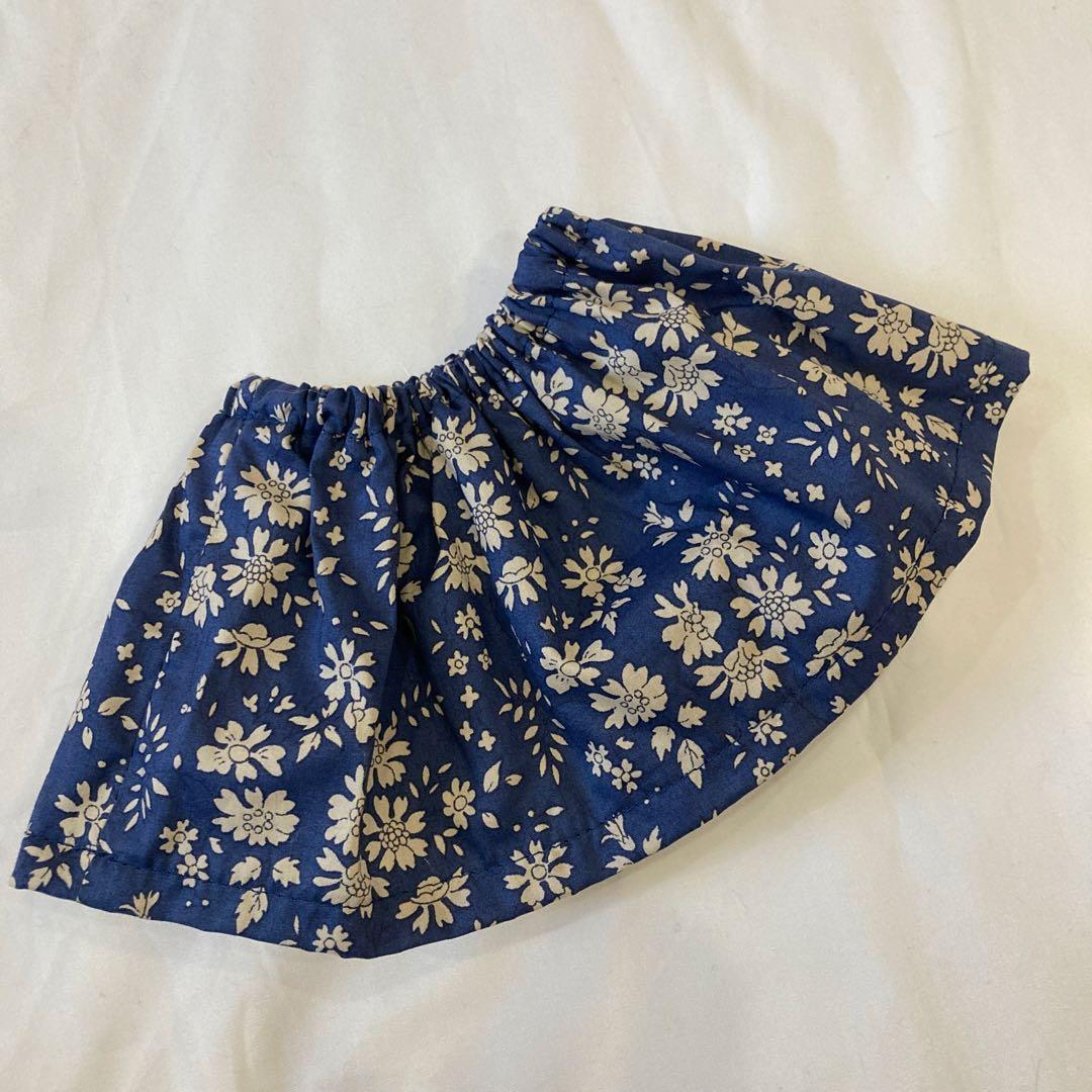 happy to see you 着せ替え人形　ウォルドルフ　リバティスカート付