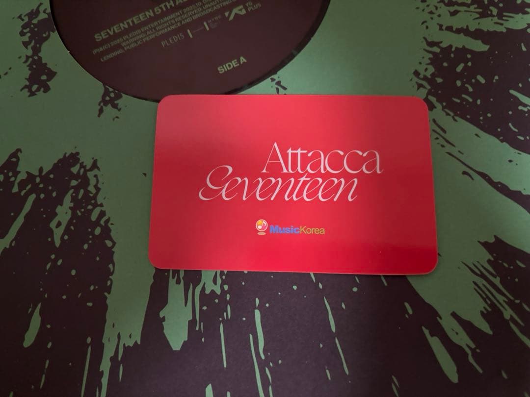 seventeen attacca music korea 13枚 ヨントン