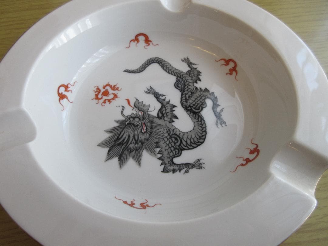 マイセン　ドラゴン　龍　灰皿　大