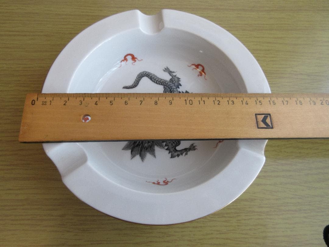 マイセン　ドラゴン　龍　灰皿　大