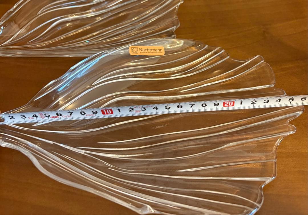 【新品】ナハトマン Nachtmann 金魚 ガラス プレート2枚セット26cm