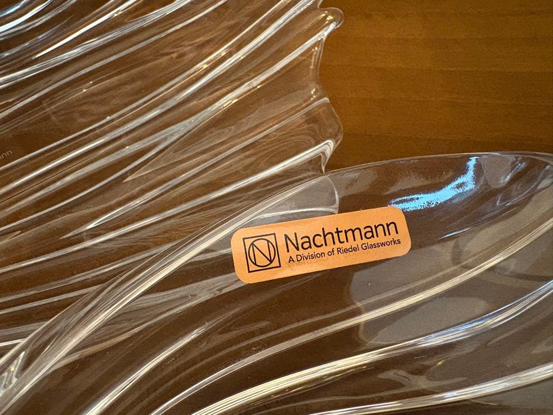 【新品】ナハトマン Nachtmann 金魚 ガラス プレート2枚セット26cm