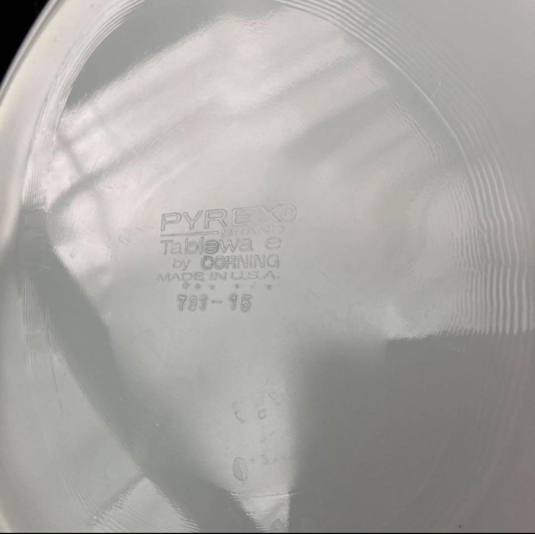 パイレックス ローレルリーフ グレー 3コンパートメント プレート 2枚セット