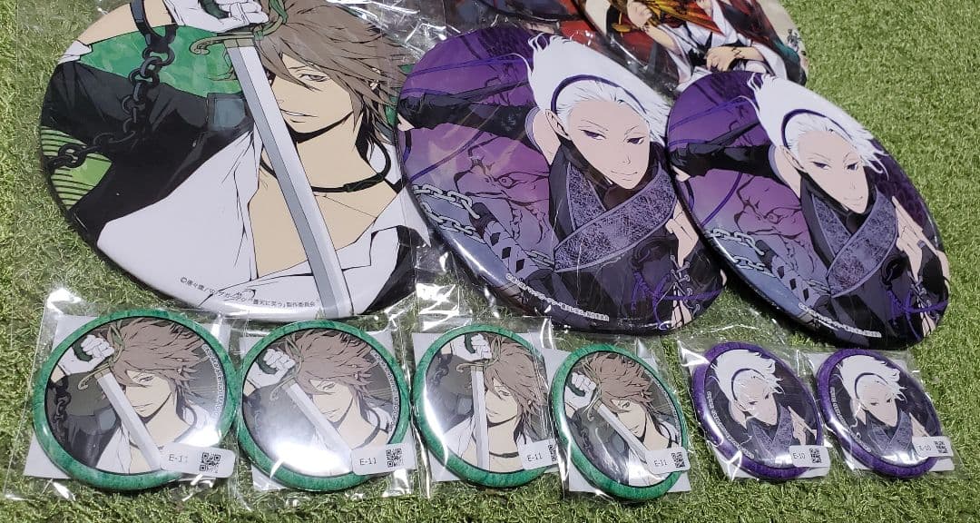 曇天に笑う　3WAY缶バッジ　くじメイト　曇天火　金城白子　非売品　湯のみ　風魔