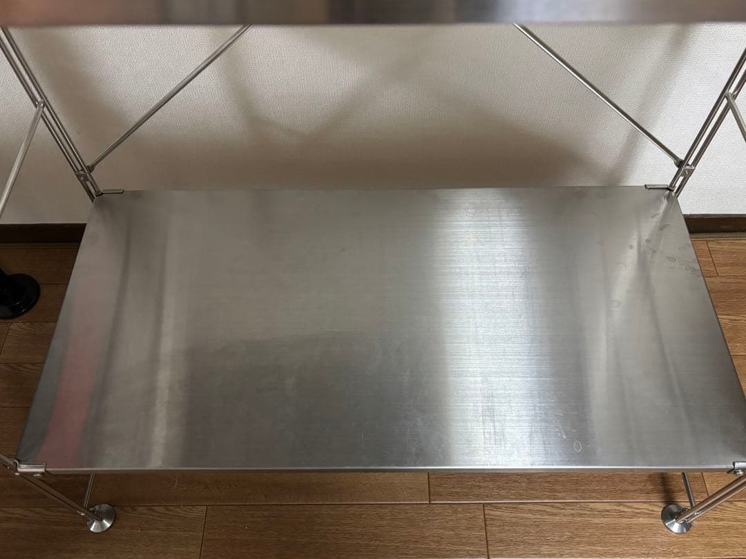 無印良品 ステンレスユニットシェルフ ワイド 大