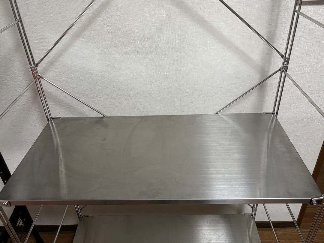 無印良品 ステンレスユニットシェルフ ワイド 大