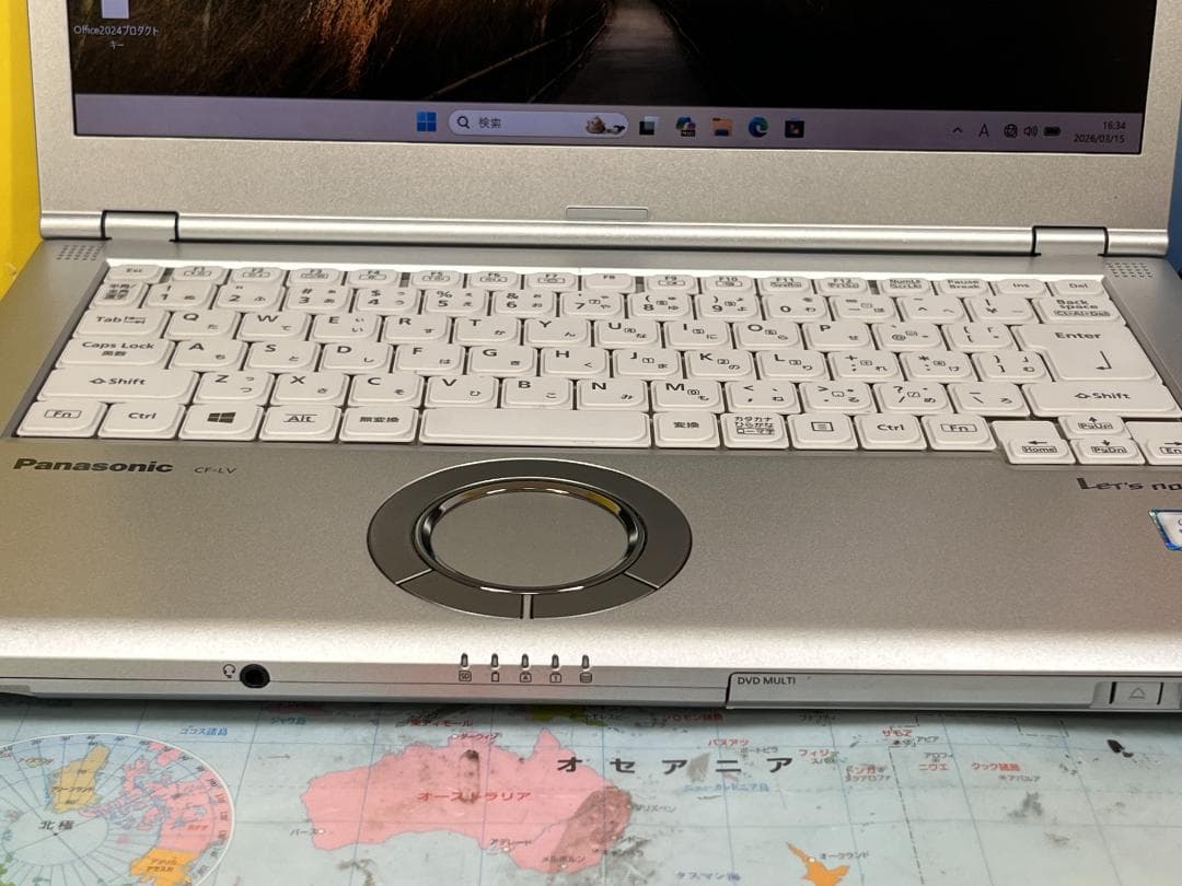 DVDマルチ レッツノート CF-LV8 14型 パナソニック Office