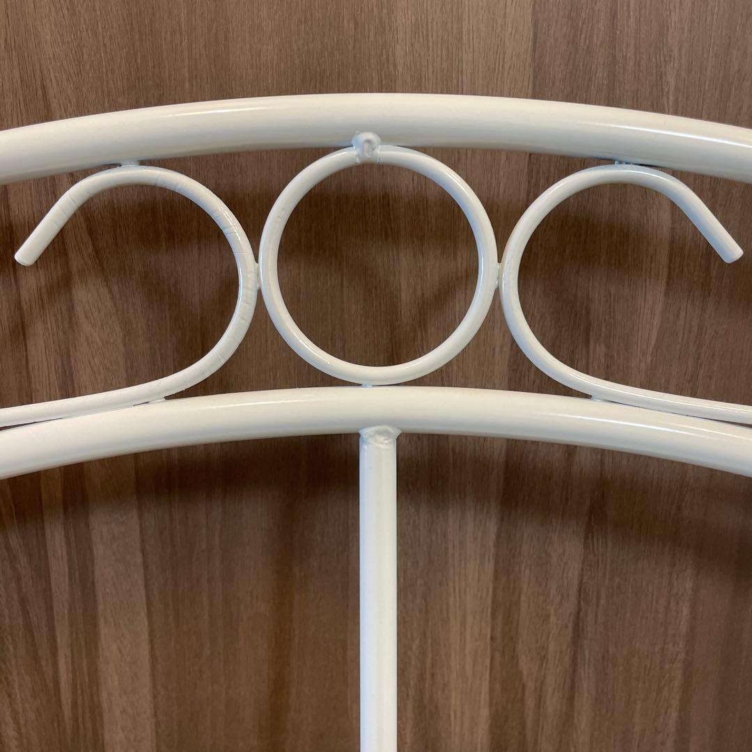 匿名配送料込　アイアン×ウッド シングルベッドフレーム　ニトリ　バハマジュニア