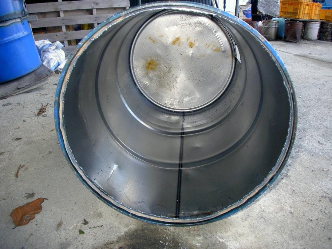 ドラム缶簡易焼却炉