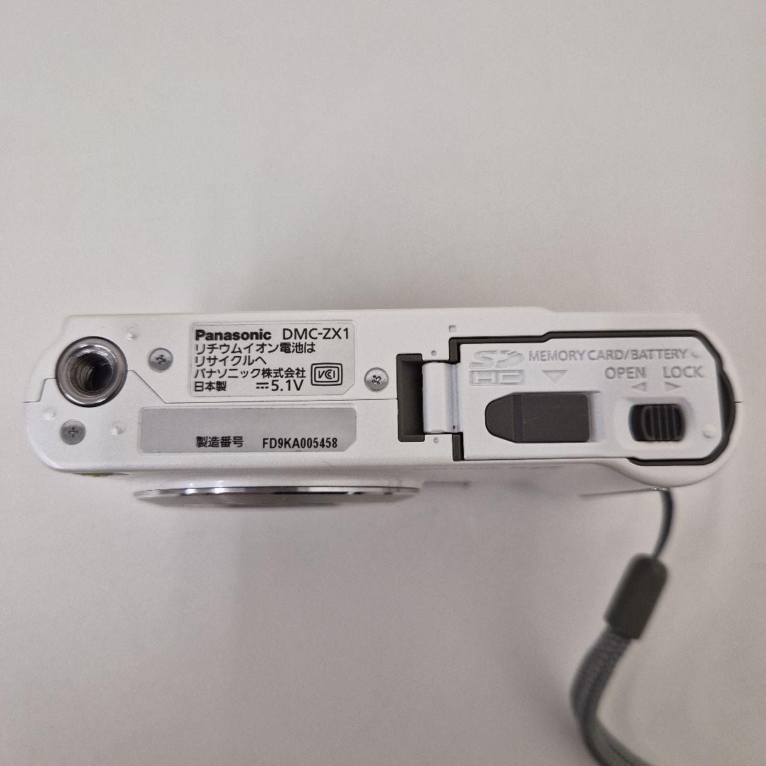Panasonic DMC-ZX1 コンパクトデジタルカメラ ホワイト×シルバー