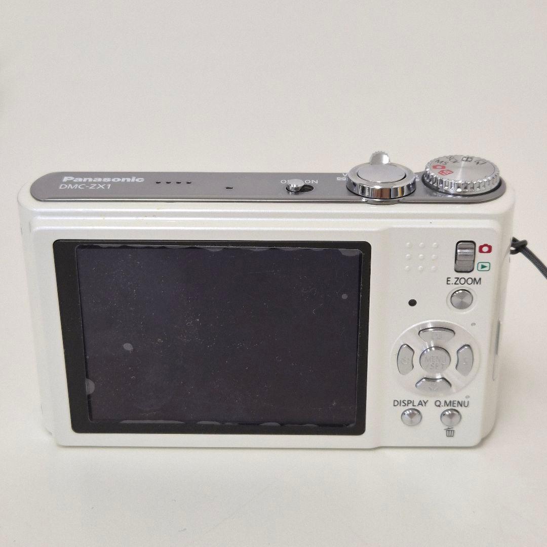 Panasonic DMC-ZX1 コンパクトデジタルカメラ ホワイト×シルバー