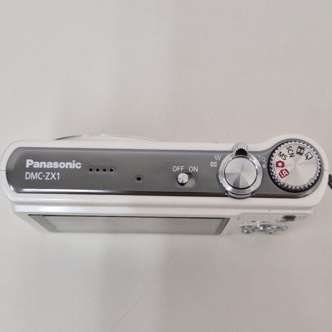 Panasonic DMC-ZX1 コンパクトデジタルカメラ ホワイト×シルバー