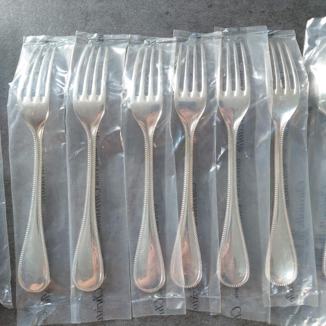 クリストフル パール 未開封 デザートサイズ 18点