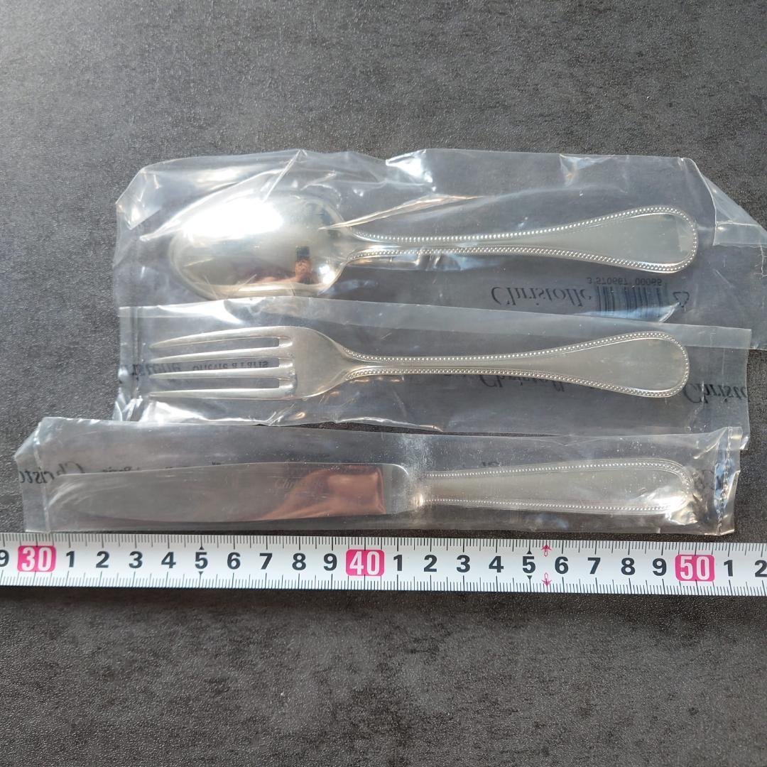 クリストフル パール 未開封 デザートサイズ 18点