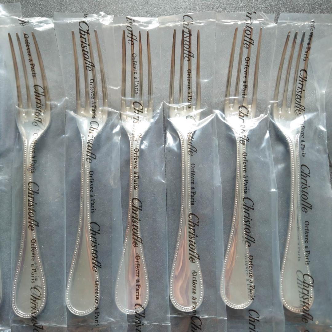 クリストフル パール 未開封 デザートサイズ 18点