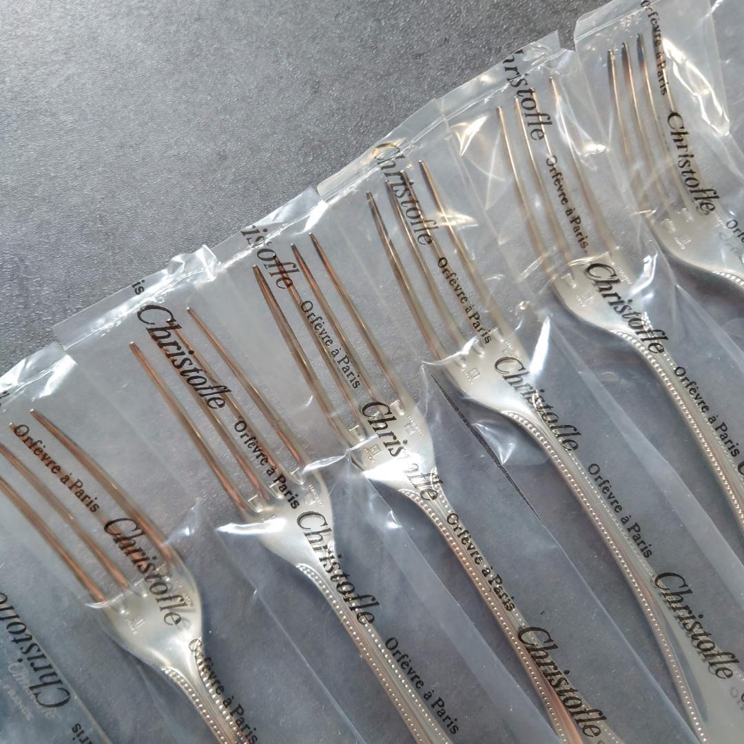 クリストフル パール 未開封 デザートサイズ 18点