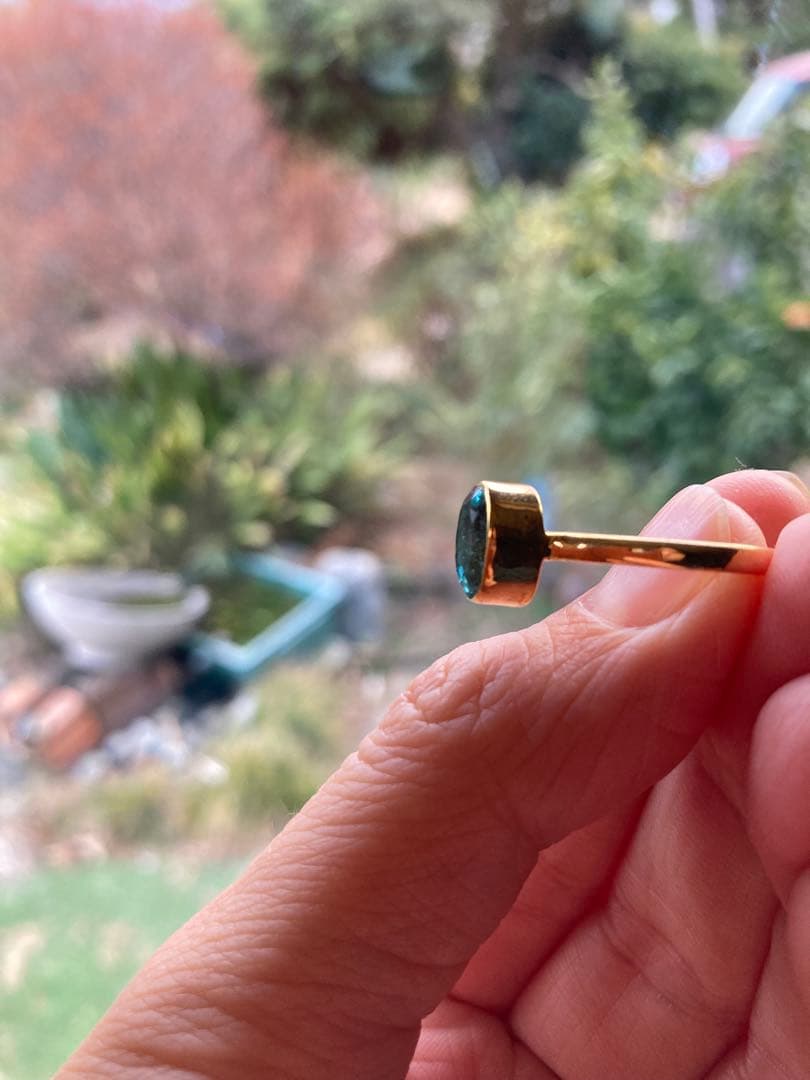 エメラルドリング　フリーサイズ　ザンビア産