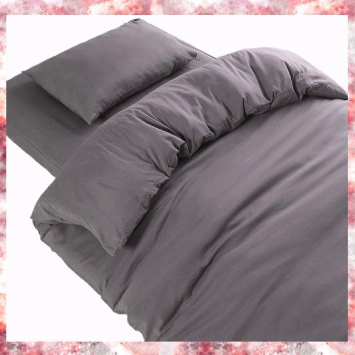 【❤セミダブル4点セット❣肌触り抜群のピーチスキン加工♪❤】布団カバーセット