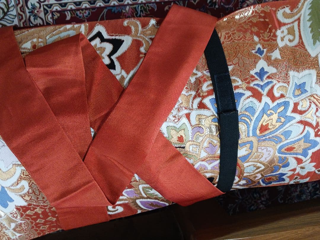 琴カバー(袋帯リメイク)