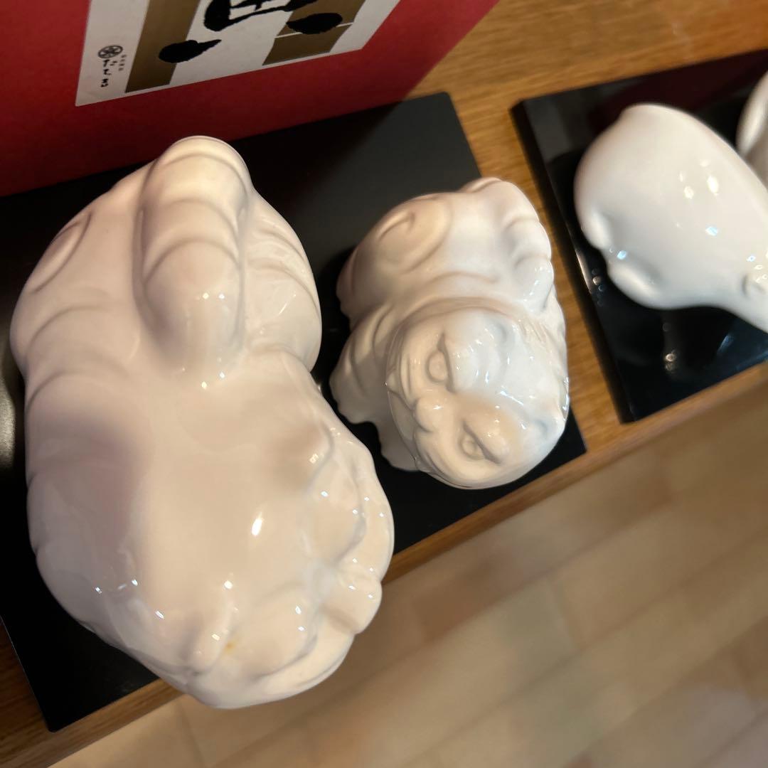 たち吉　干支置物 6体セット　ネズミからベビまで