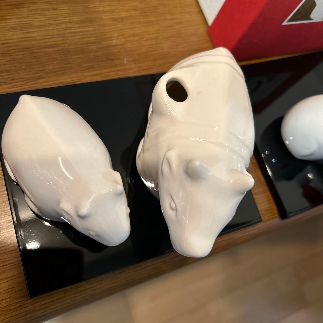 たち吉　干支置物 6体セット　ネズミからベビまで