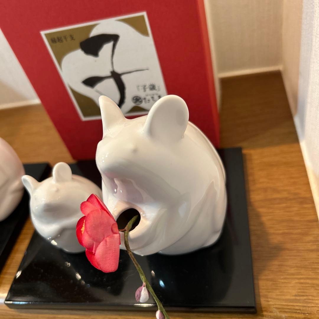たち吉　干支置物 6体セット　ネズミからベビまで