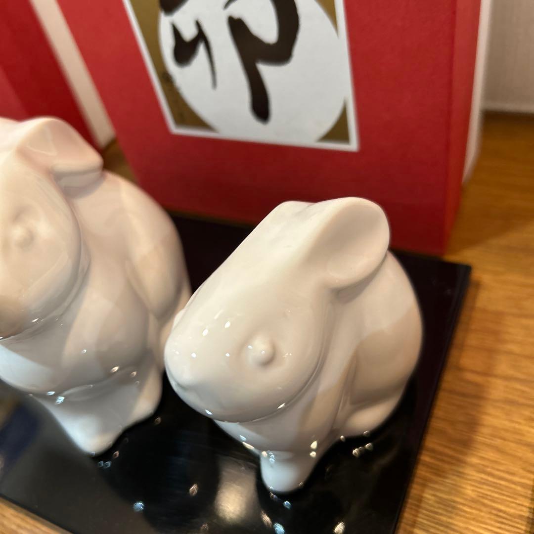 たち吉　干支置物 6体セット　ネズミからベビまで