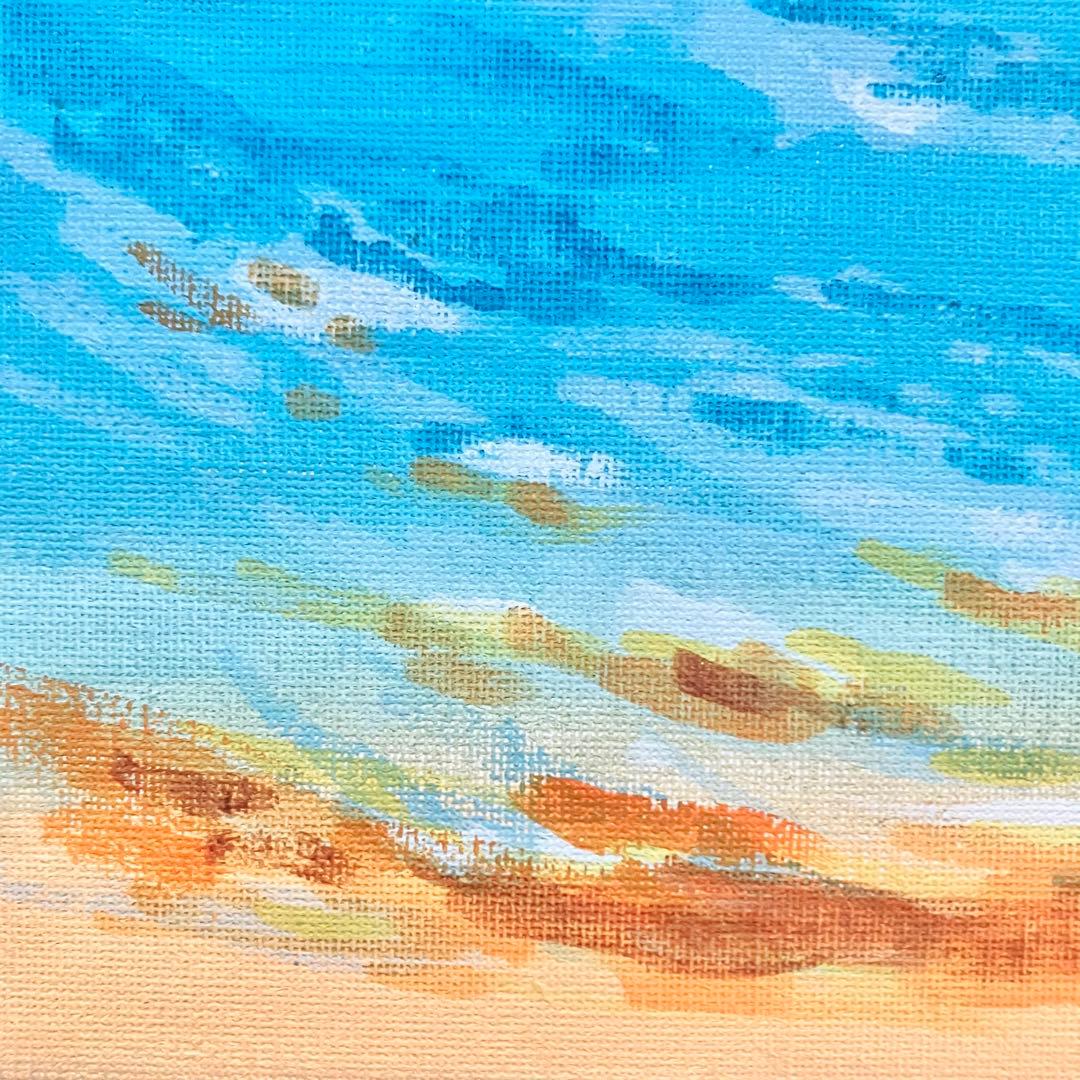 sunset＊4号キャンバス　絵画　原画　風景画　海　空　夕日　ハワイ　沖縄