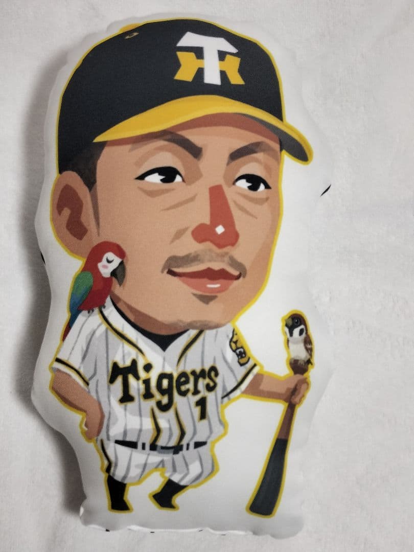 阪神タイガース マッカノーズ　鳥谷　クッション　ワッペン　プレート