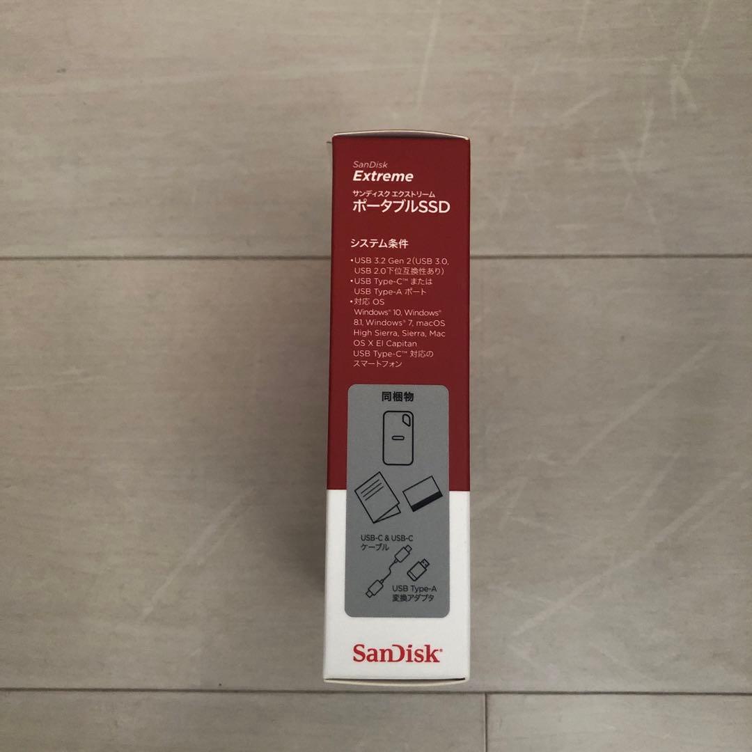 【未開封未使用】SanDisk Extreme ポータブルSSD 4TB
