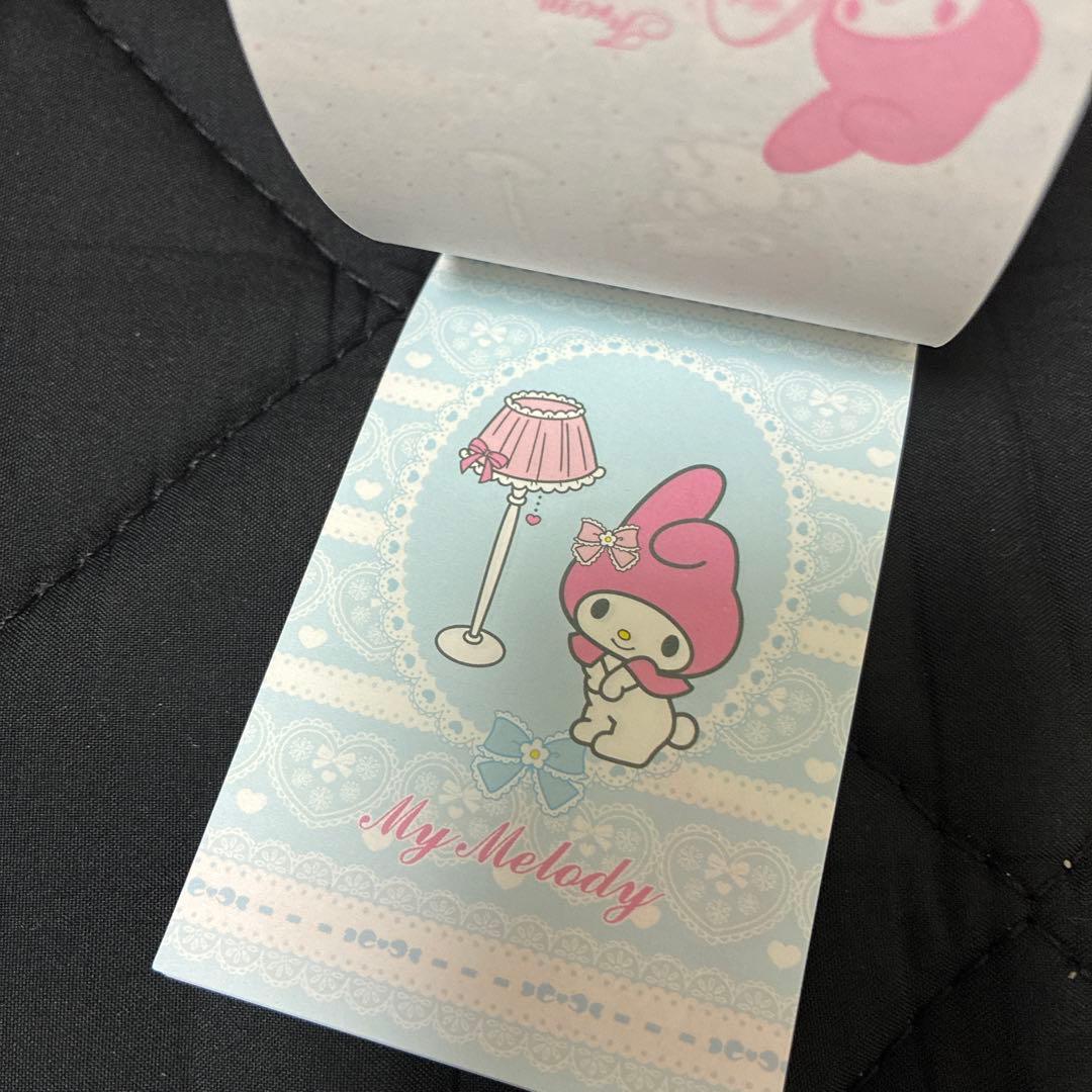 20年以上前　未使用　マイメロディ　ケース入りメモ　ハートレース　サンリオ　レア
