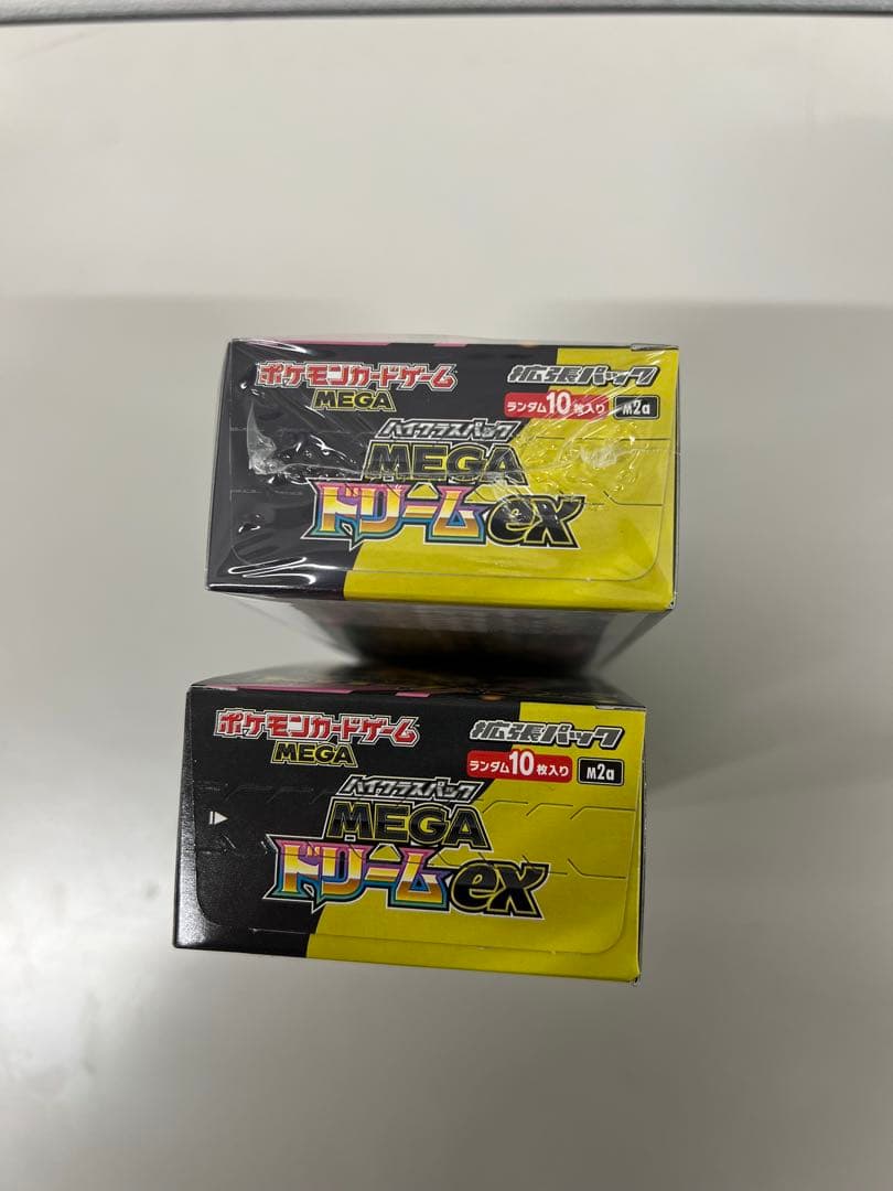 ポケモンカード MEGAドリームexシュリンク付き&シュリンクなし未開封2box