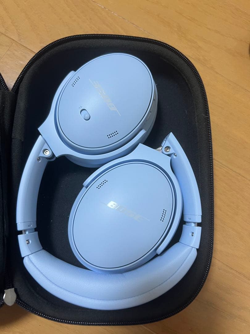 ち*ん様 Bose ワイヤレスヘッドホン ライトブルー ケース付き