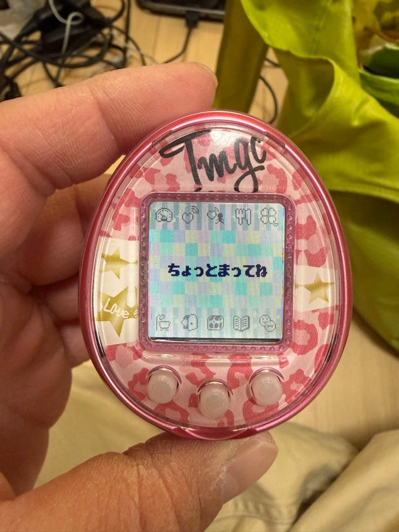 たまごっち4Ｕ　ピンク　ピンクレオパードスタイルカバー付き☆