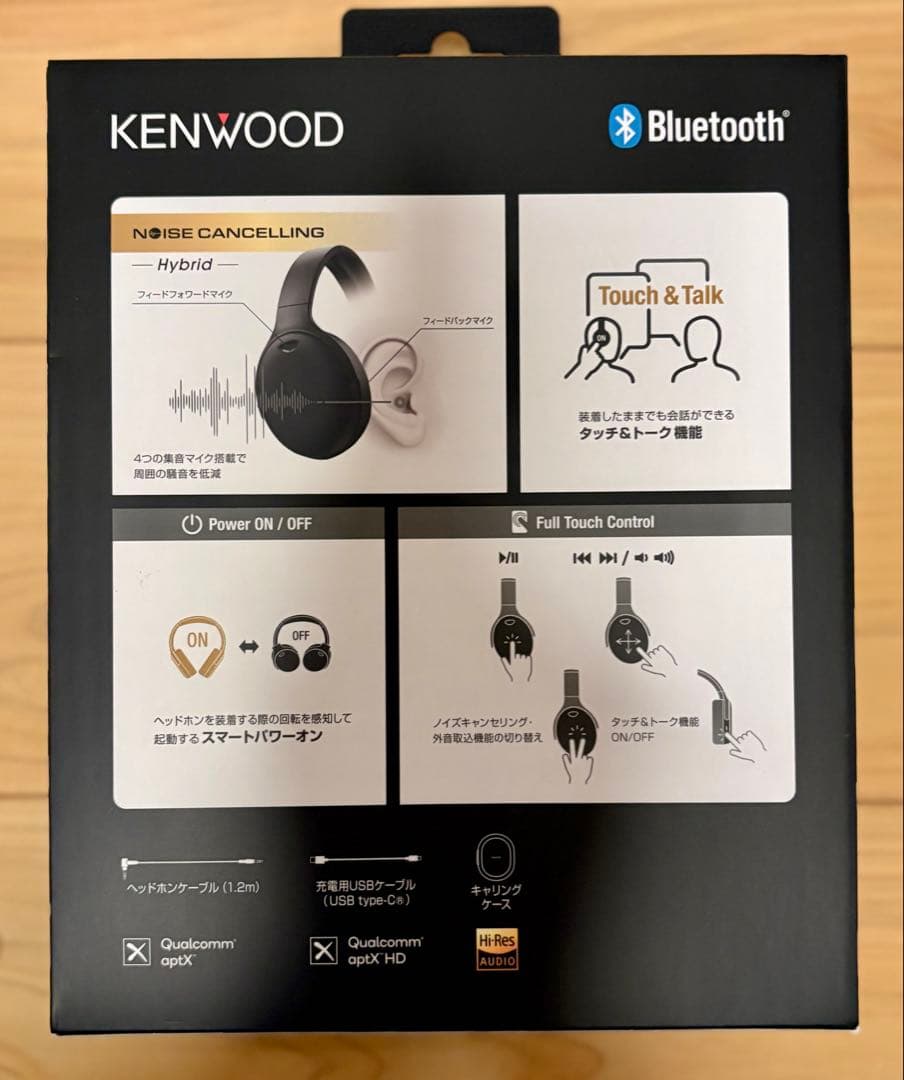 KENWOOD KH-KZ1G ワイヤレスヘッドホン 新品 未使用