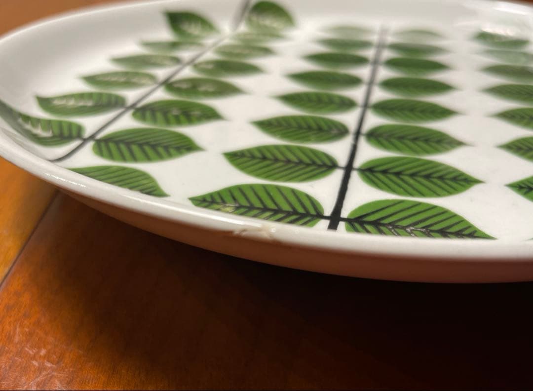 グスタフスベリ ベルサ(Bersa)18cmプレート ケーキ皿　ヴィンテージ