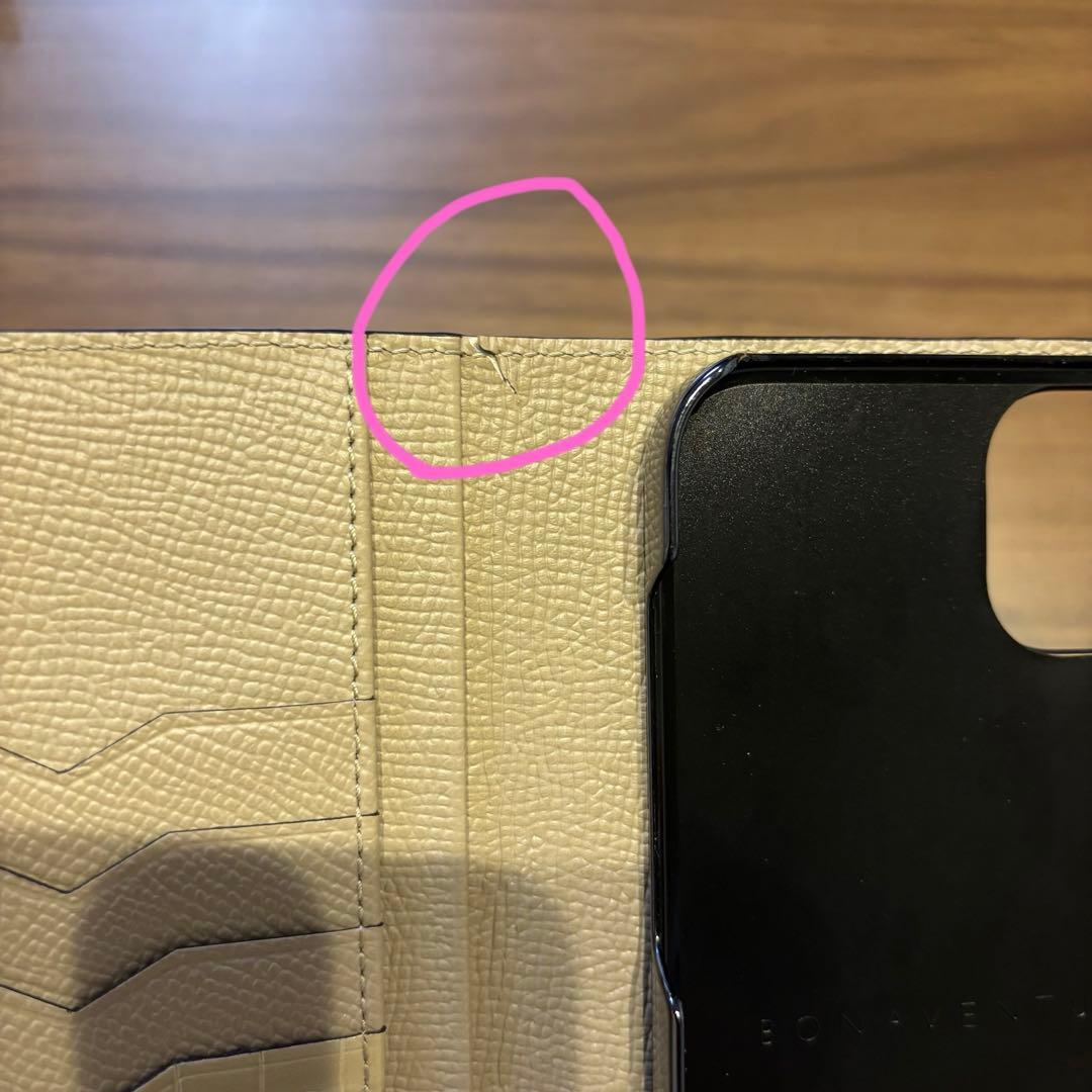 値下げBONAVENTURA ボナベンチュラ　iPhone15 plus ケース