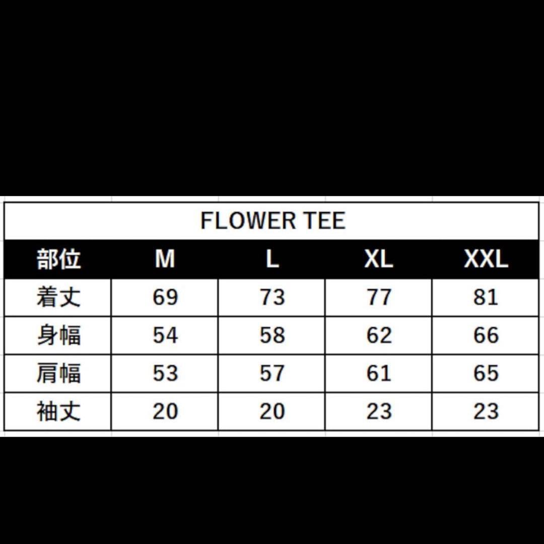 クロノイズム CHRONOIZM FLOWER TEE Lサイズ
