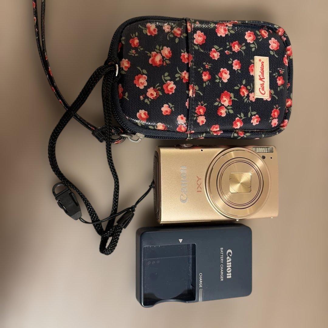 Canon IXY ゴールド　デジタルカメラ 本体と充電器　610f wihi